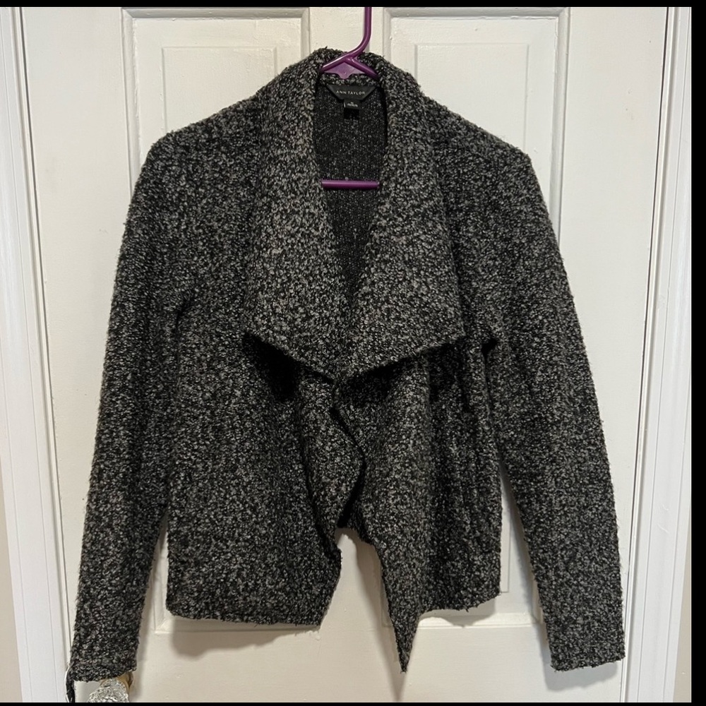 Ann Taylor shawl sweater blazer